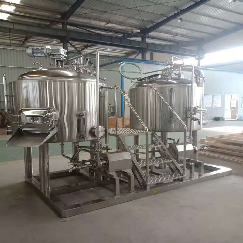 WEMAC 1000L 2 vessels beer brewing system brewery equipment made of stainless steel  ZXY